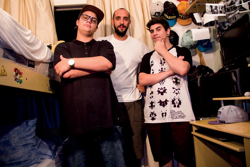 Thales Santos, Jean Paulo de Oliveira e Daniel Rached Palermo (Foto: Thales Santos)